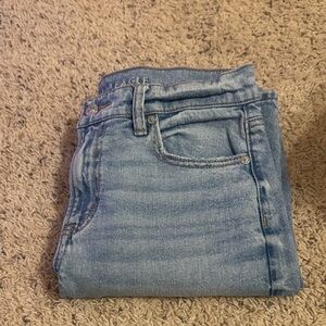 American Eagle Outfitters Women's super high rise straight jean